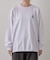 【DOG＆OJISAN】ワンポイント刺繍ロンTEE