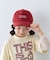 【KIDS】KIDS起毛ツイルロゴCAP
