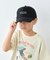 【KIDS】KIDS起毛ツイルロゴCAP