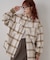 モールチェックシャツジャケット