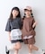 【KIDS】ピグメント加工バックロゴ5分袖セットアップ