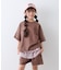 【KIDS】ピグメント加工バックロゴ5分袖セットアップ