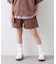 【KIDS】ピグメント加工バックロゴ5分袖セットアップ