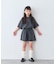 【KIDS】ピグメント加工バックロゴ5分袖セットアップ
