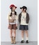 【KIDS】ピグメント加工バックロゴ5分袖セットアップ