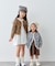 【KIDS】シアーリブタックレースカットカーデ
