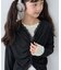 【KIDS】シアーリブタックレースカットカーデ