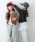 【KIDS】シアーリブタックレースカットカーデ