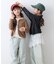 【KIDS】シアーリブタックレースカットカーデ
