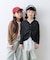 【KIDS】シアーリブタックレースカットカーデ