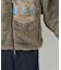 【etsinta】リメイクボアジップオーバージャケット
