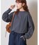 ビッグシルエットクルーネックスウェットロンTEE