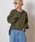 ビッグシルエットクルーネックスウェットロンTEE