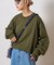 ビッグシルエットクルーネックスウェットロンTEE