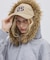 【 FILA 別注 】裏毛ファーフードジップパーカー