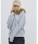 【 FILA 別注 】裏毛ファーフードジップパーカー