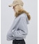 【 FILA 別注 】裏毛ファーフードジップパーカー