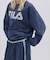 【 FILA 別注 】レースドッキング裏毛クルースウェット