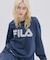 【 FILA 別注 】レースドッキング裏毛クルースウェット