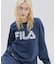 【 FILA 別注 】レースドッキング裏毛クルースウェット