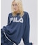 【 FILA 別注 】レースドッキング裏毛クルースウェット