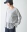 ∴裾レースリブロンTee