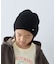 【KIDS】KIDSウール混リブニットビーニー