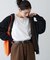 ネップヤーンダブルジャガードニットジップパーカー【WEB限定カラーあり】