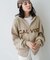 ネップヤーンダブルジャガードニットジップパーカー【WEB限定カラーあり】