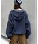 ネップヤーンダブルジャガードニットジップパーカー【WEB限定カラーあり】