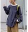 ダブルフェイスリバーシブルロンTEE