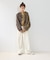 【etsinta】リメイクZIP柄シャツジャケット