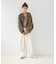 【etsinta】リメイクZIP柄シャツジャケット
