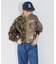 【etsinta】リメイクZIP柄シャツジャケット