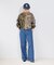 【etsinta】リメイクZIP柄シャツジャケット