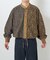 【etsinta】リメイクZIP柄シャツジャケット