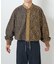 【etsinta】リメイクZIP柄シャツジャケット