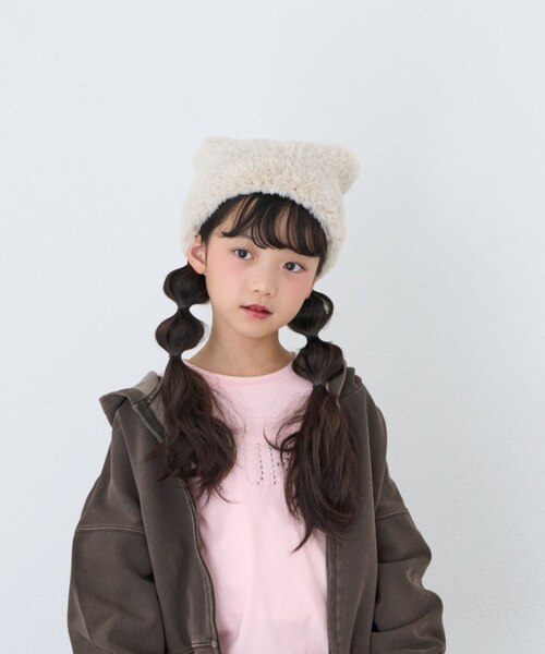 チャッピー様　✳️60*️⃣20⭐50　ミンクファー KIDS/ZO限カラーあり】ねこみみファー帽｜チャオパニックティピーの