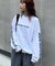 【S.G】襟リブプリントロゴロンTEE