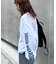 【S.G】襟リブプリントロゴロンTEE