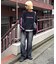 【S.G】襟リブプリントロゴロンTEE