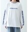 【S.G】襟リブプリントロゴロンTEE