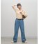 【洗える・6色展開】レースレイヤードライクアンチピリングリブニット