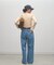 【洗える・6色展開】レースレイヤードライクアンチピリングリブニット