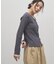 【洗える・多色展開】シアーフリルアンチピリングリブニットカーデ