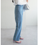 【WEB限定】デニムツイルストレートパンツ