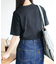 【細見え】USコットンクルーネックTシャツ