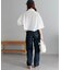 【再入荷】袖バルーンクロップドシャツ