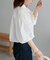 【再入荷】袖バルーンクロップドシャツ