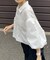 【再入荷】袖バルーンクロップドシャツ
